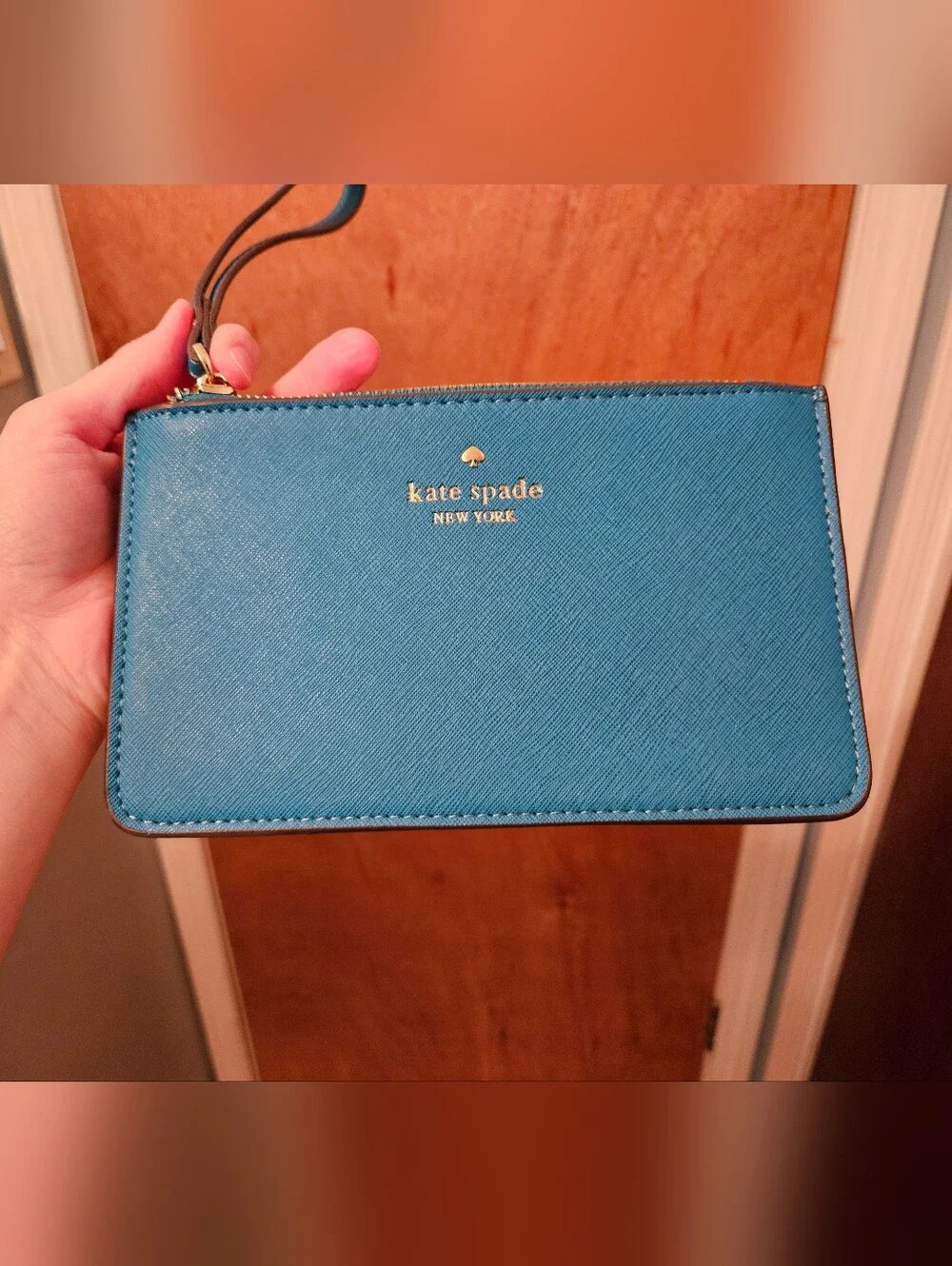 Kate Spade Teal Wristlet - Picture 4 of 16